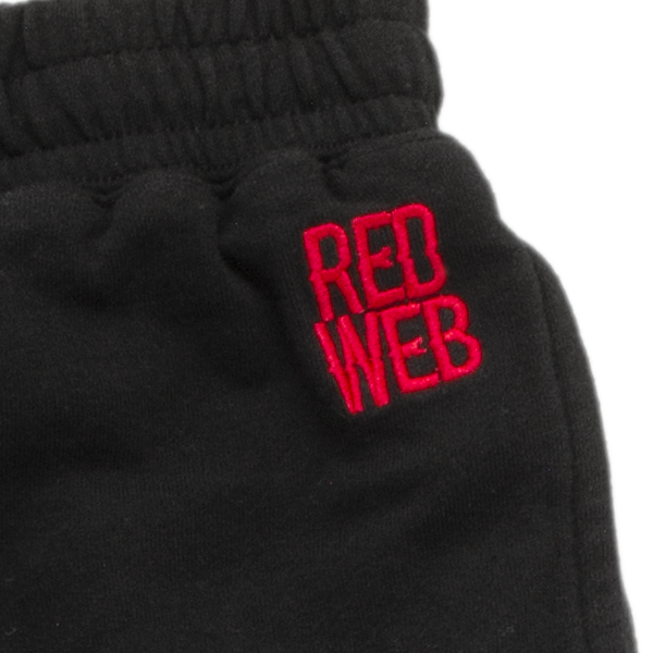 Red Web Stash Joggers