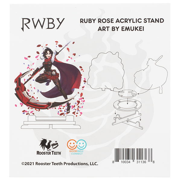 RWBY Ruby Rose Acrylic Stand