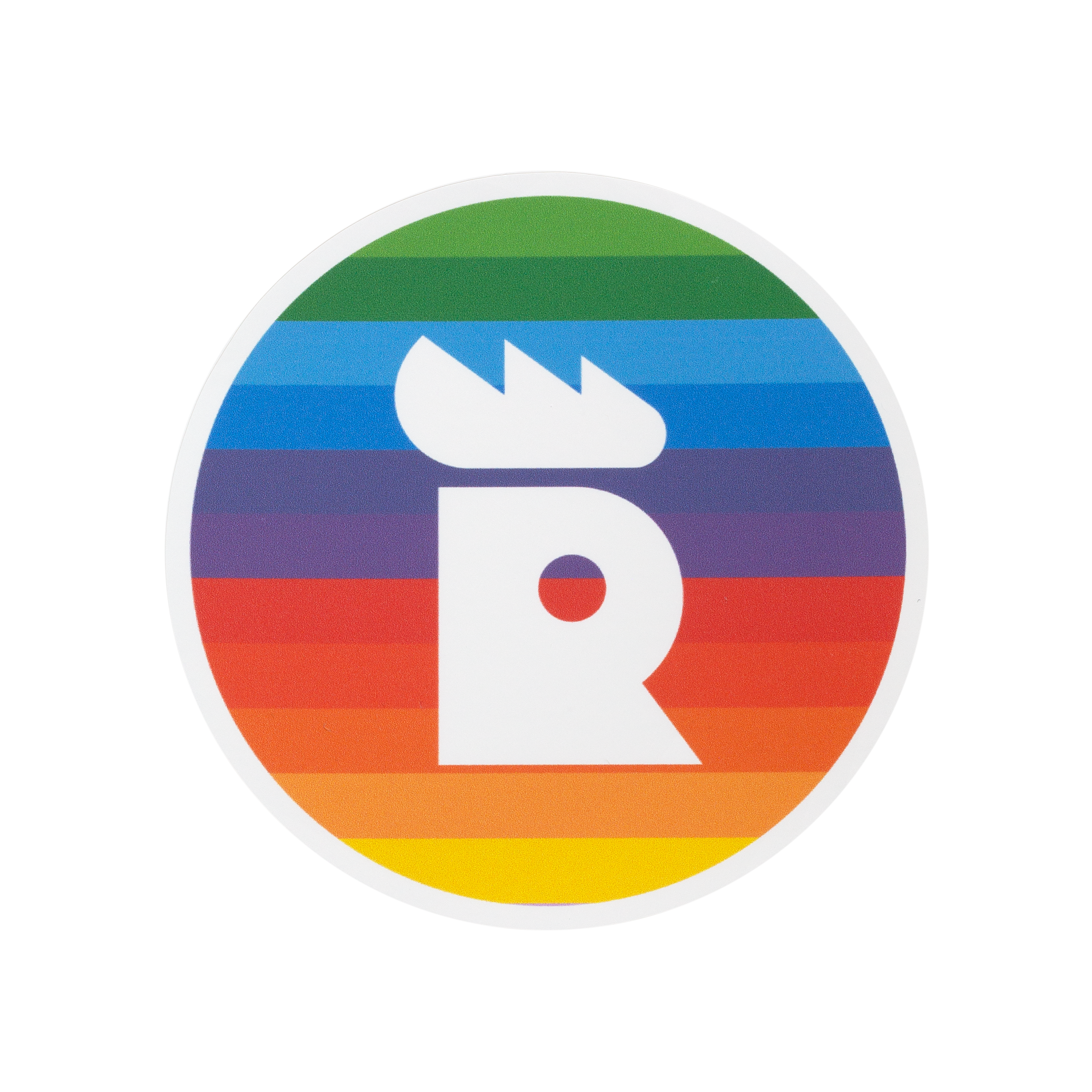 Rooster Teeth Pride Icon 3" Decal