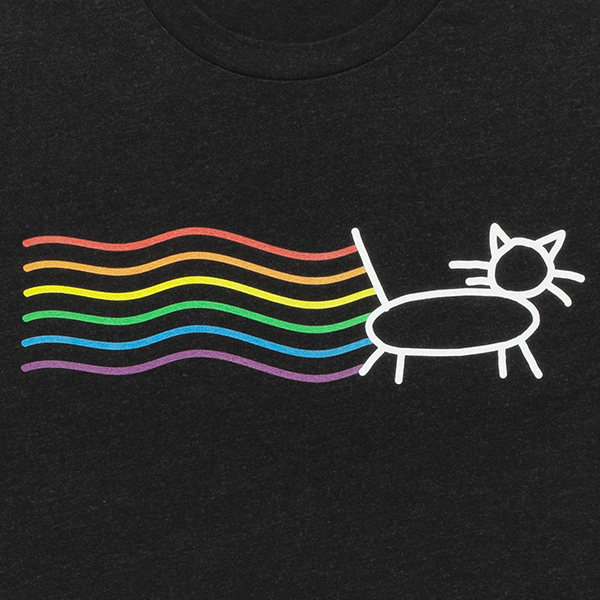 Geoff Ramsey Rainbow Kitty T-Shirt