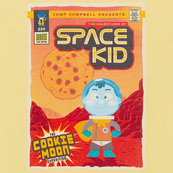 Camp Camp Space Kid Comic T-Shirt
