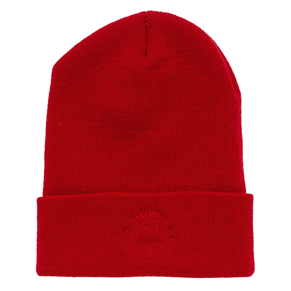 Red Web Cryptid Jersey Devil Embroidered Beanie