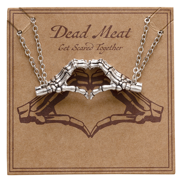 Skeleton Hands Choker Necklace Gothic Alloy Metal Halloween Costume  Jewellery | eBay