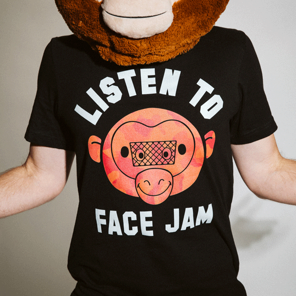 Face Jam Sauce Monkey Ketchup Camo T-Shirt
