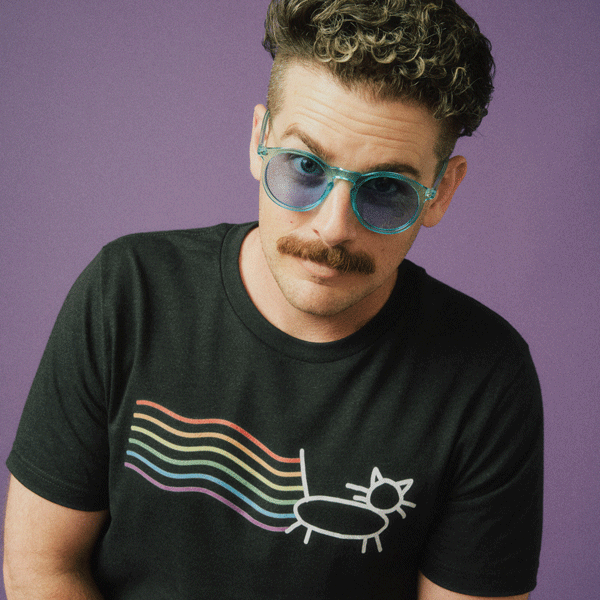 Geoff Ramsey Rainbow Kitty T-Shirt