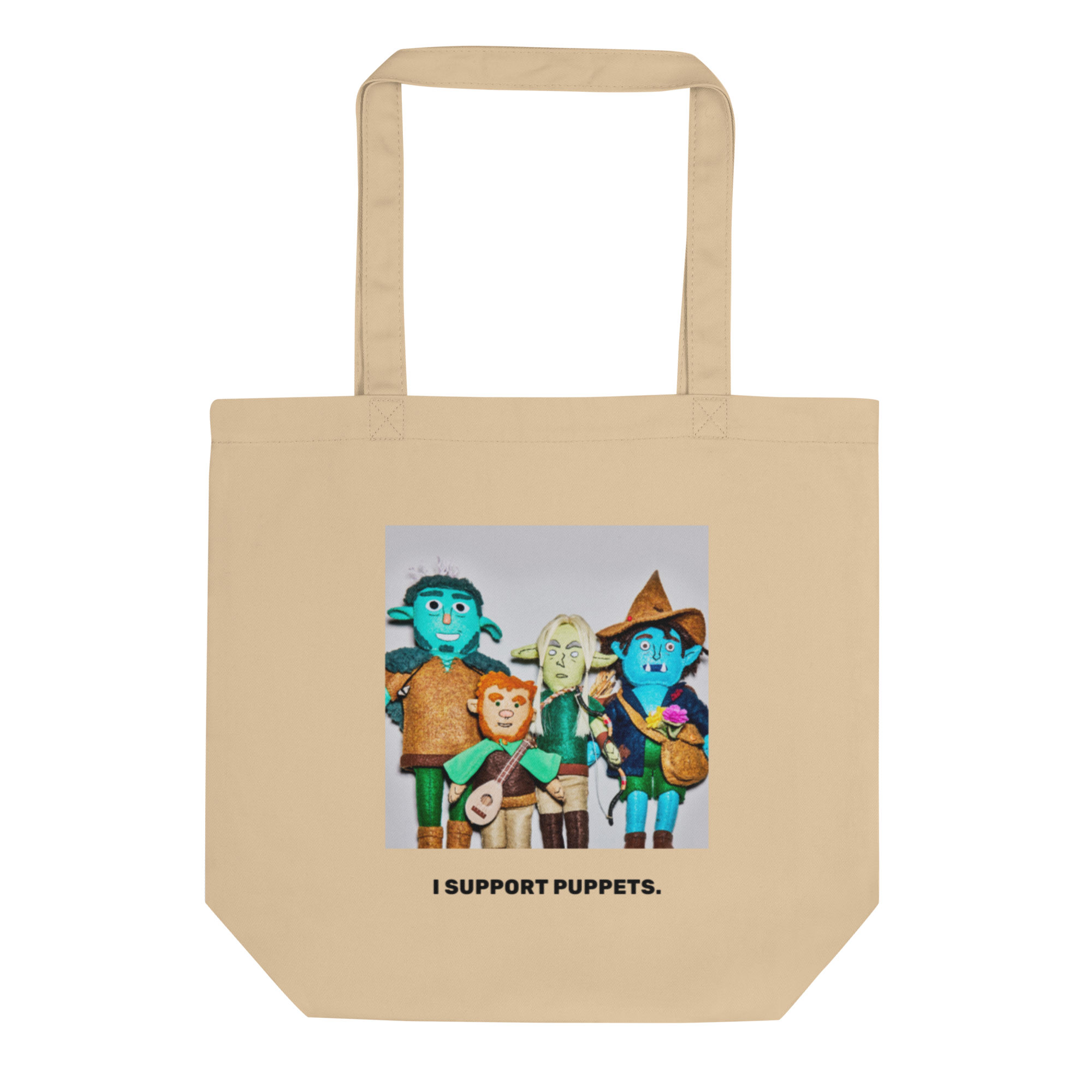 Tales from the Stinky Dragon I Support Puppets Tote Bag FIRST Exclusive