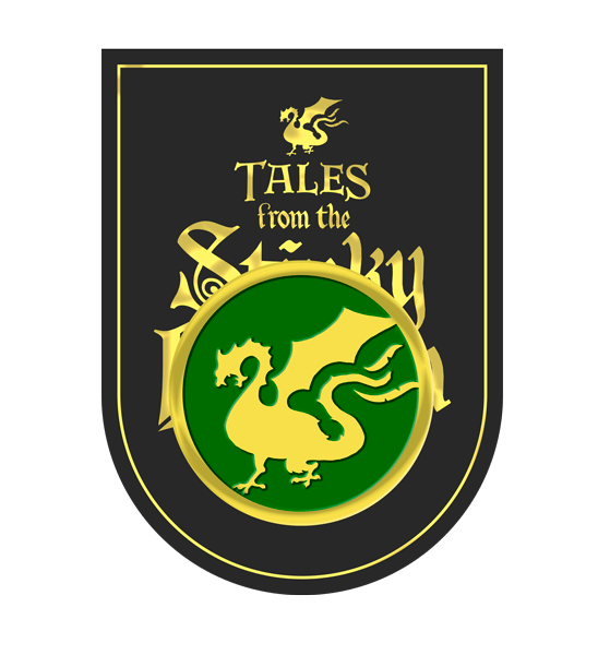 Tales from the Stinky Dragon Emblem Enamel Pin