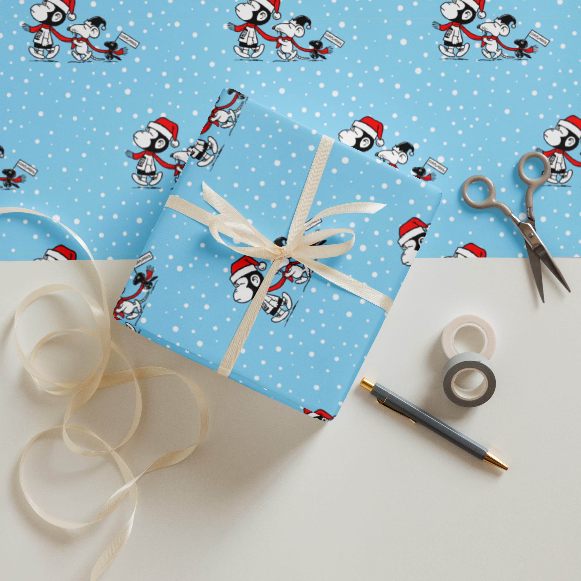 Face Jam Wrapping Paper Sheets