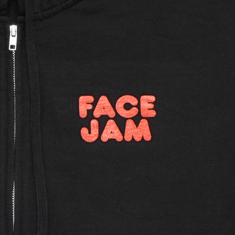 Face Jam Retro Zip-Up Hoodie