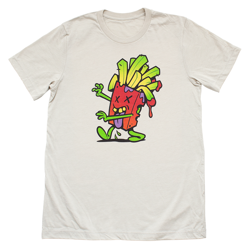 Face Jam Ghost Kitchen Fry Zombie T-Shirt