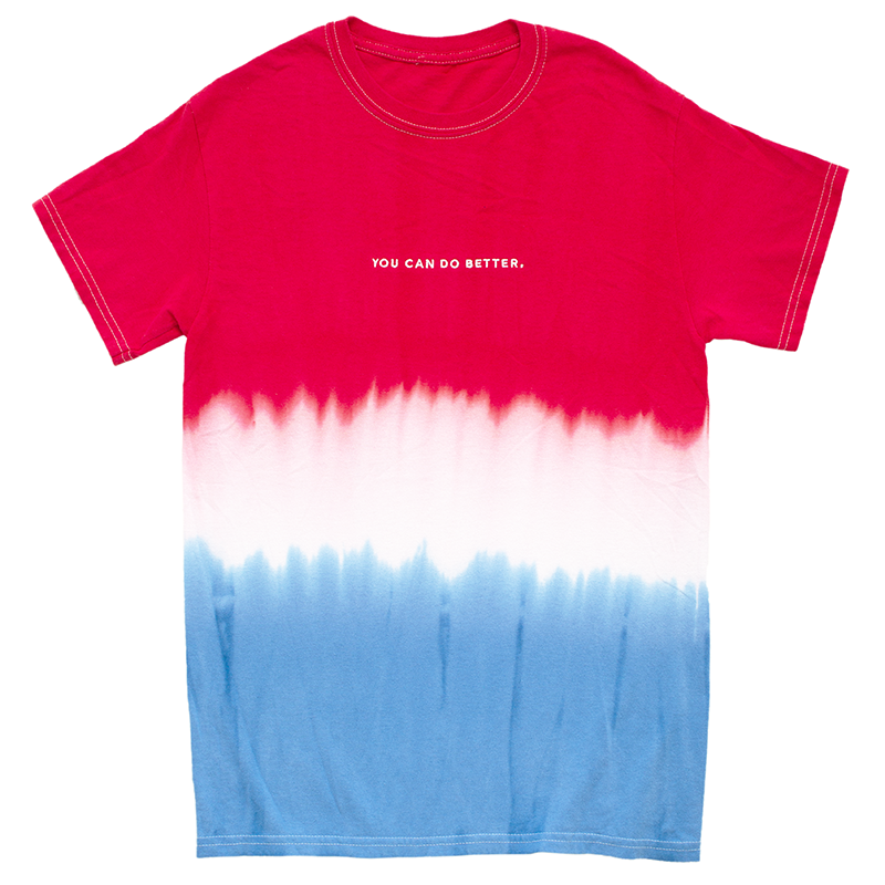 ACHIEVE You Can Do Better T-Shirt - Red/White/Blue