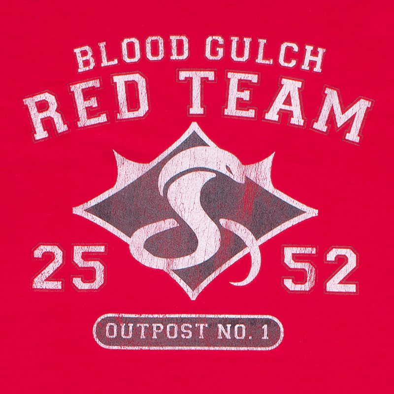 Red vs. Blue Red Team Flag T-Shirt
