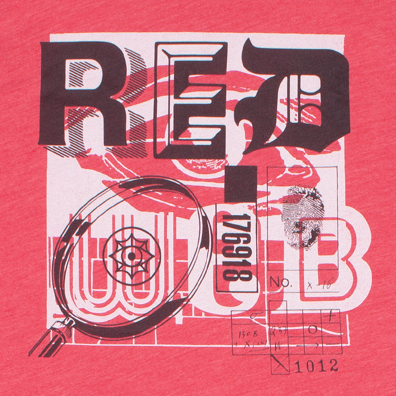 Red Web Unsolved Triblend T-Shirt
