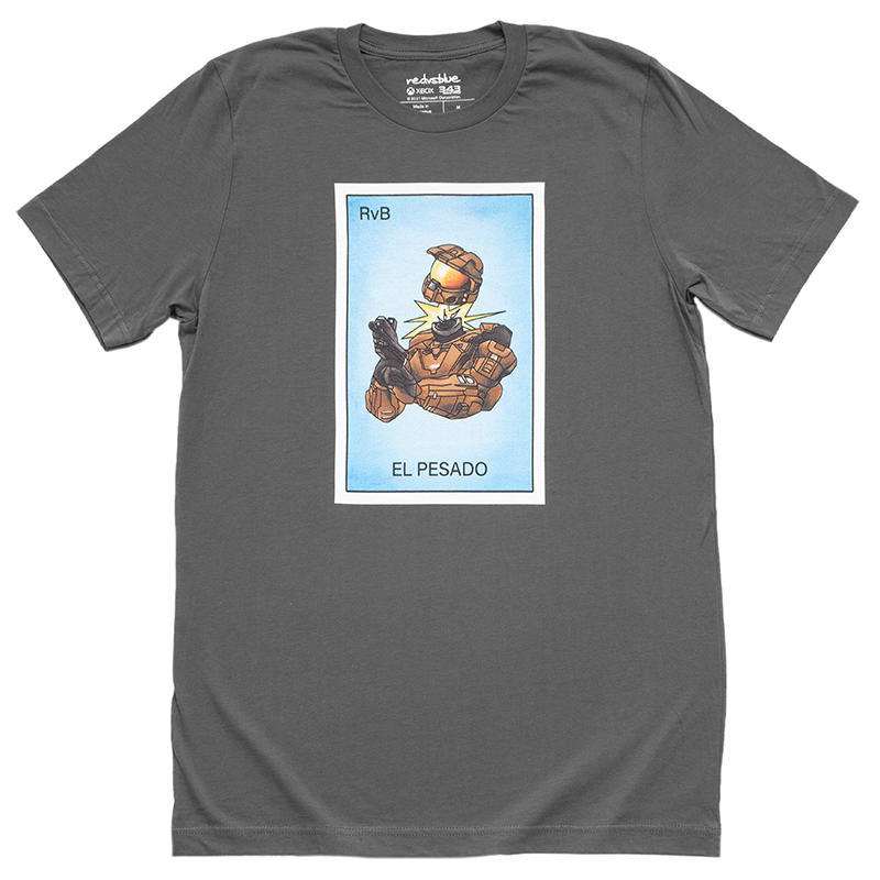 Red vs. Blue Lopez Loteria Card T-Shirt
