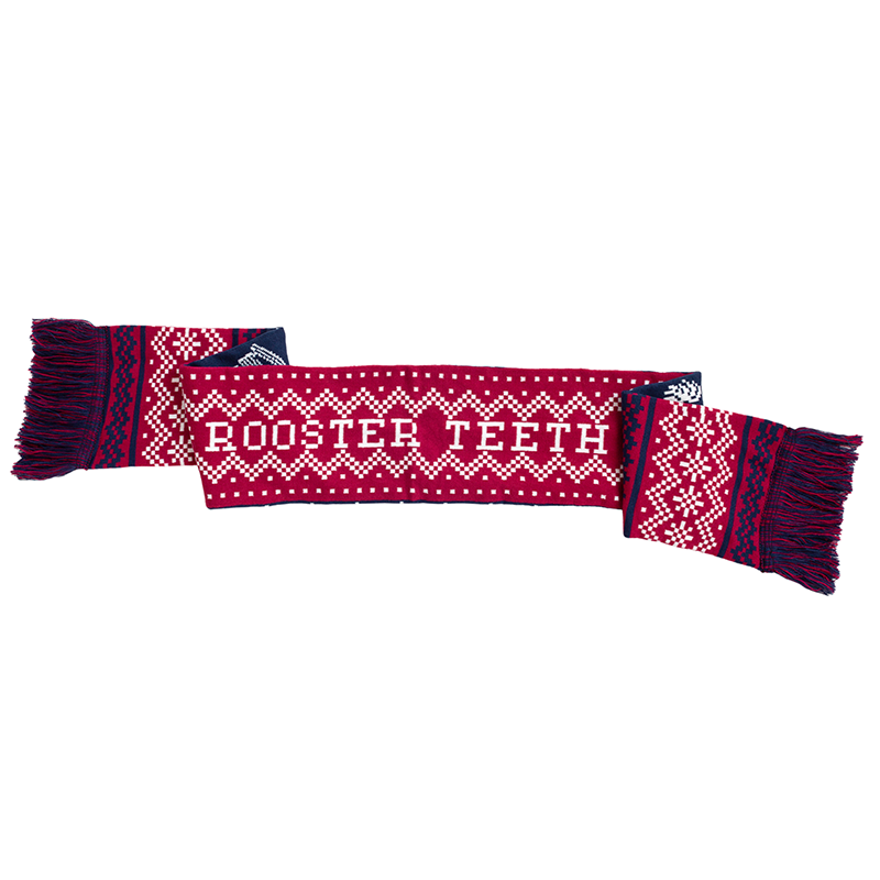 Rooster Teeth Holiday Scarf