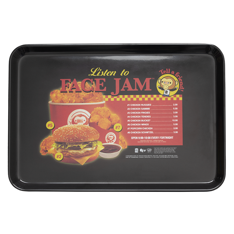Face Jam Chicken Food Tray