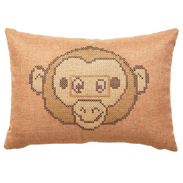 Face Jam Sauce Monkey Pillow