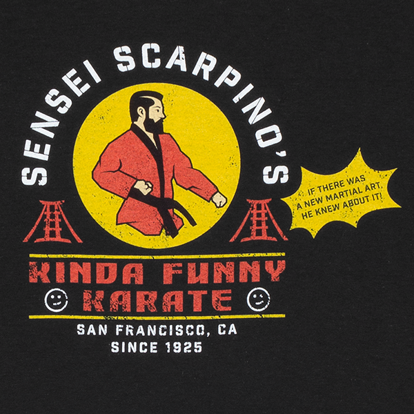 Kinda Funny Karate Ringer T-Shirt