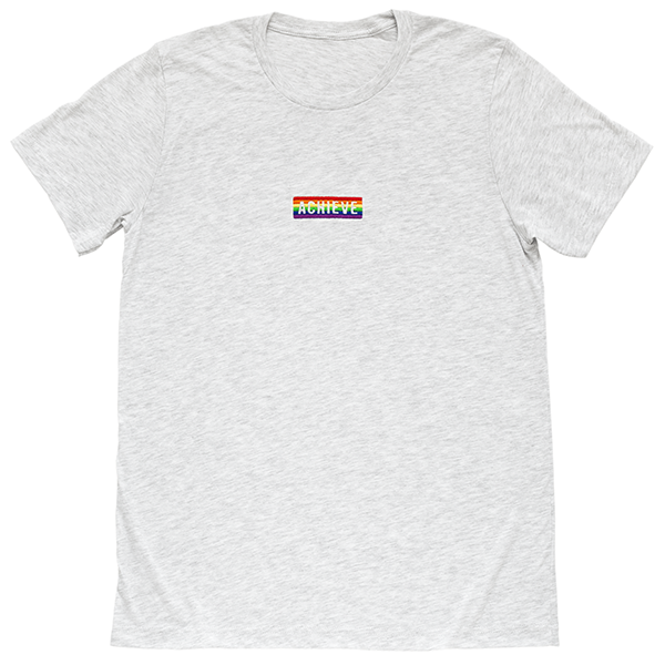ACHIEVE Pride Embroidered T-Shirt