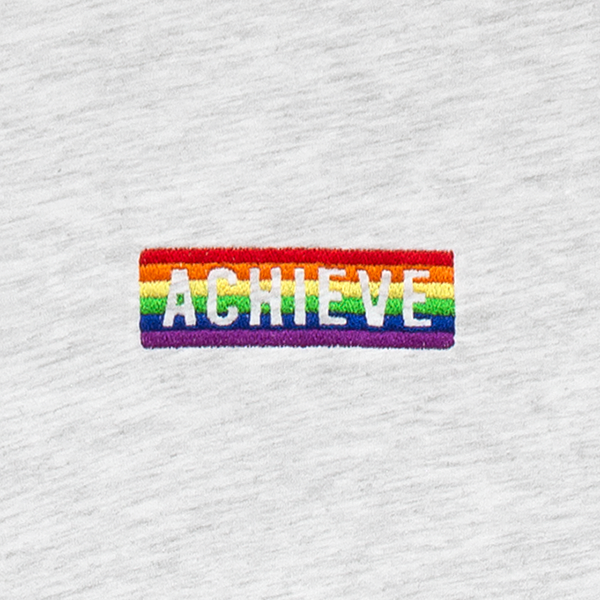 ACHIEVE Pride Embroidered T-Shirt