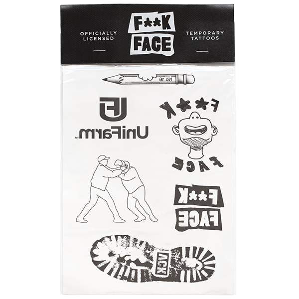 F**kface Tattoo Sheet