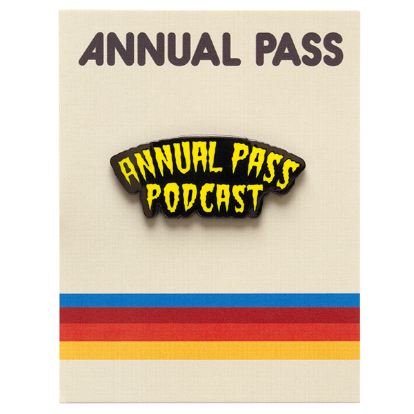 Annual Pass "I Survived" Enamel Pin