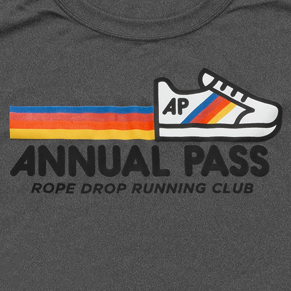 Annual Pass Rope Drop Running Club T-Shirt