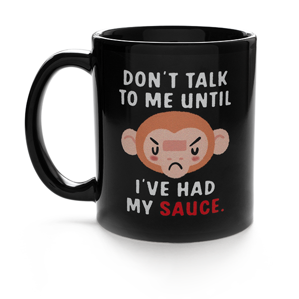 Face Jam Grumpy Monkey Mug