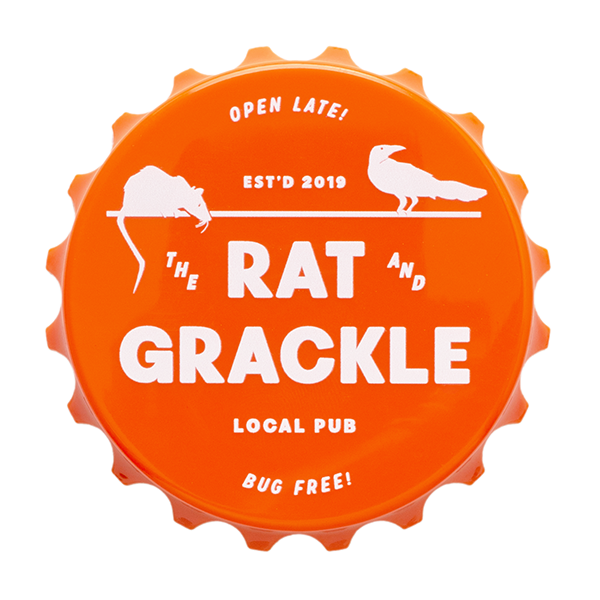 Face Jam The Rat and Grackle Magnetic Bottle Opener
