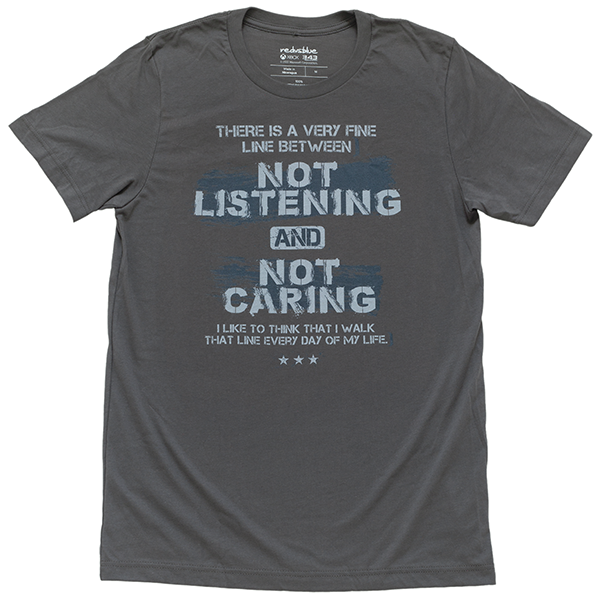 Red vs. Blue Not Caring T-Shirt