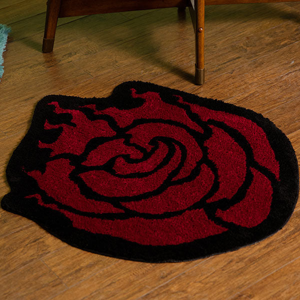 RWBY Rose Emblem Rug