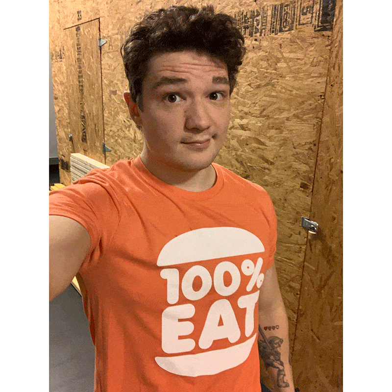 Face Jam 100% Eat T-Shirt 