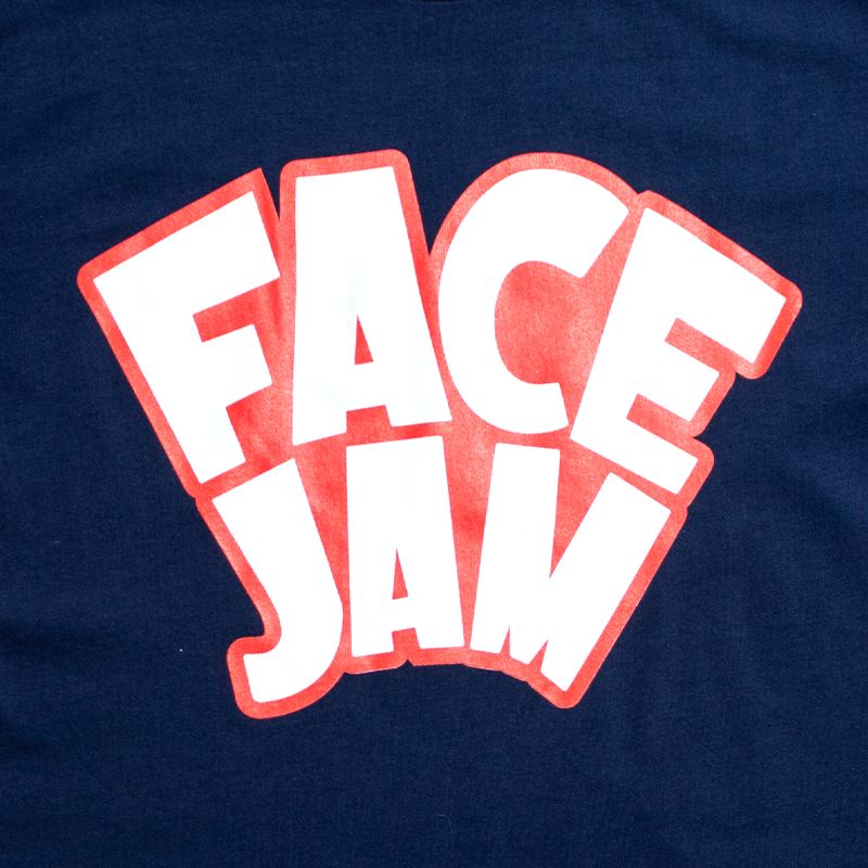 Face Jam Glow-in-the-Dark Ghost Logo T-Shirt 