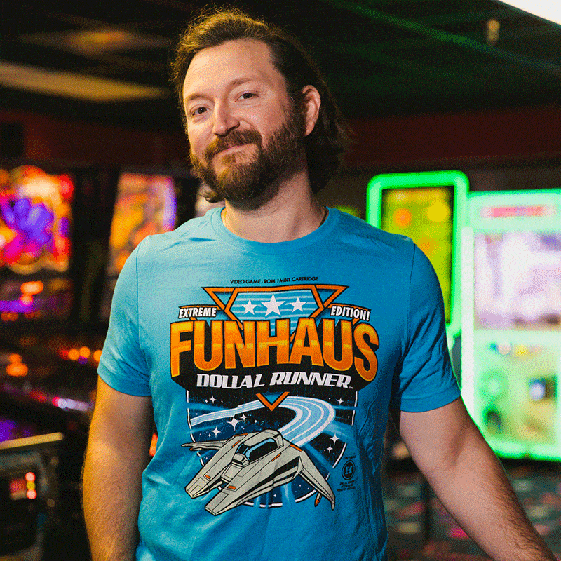 Funhaus Arcade Dollal Runner T-Shirt 
