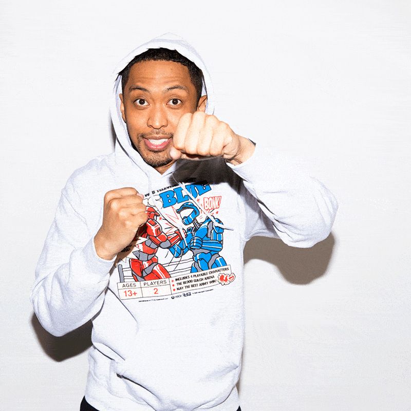 Red vs Blue Knockout Pullover Hoodie 