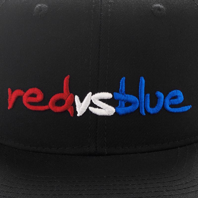 Red vs Blue Throwback Logo Snapback Hat 