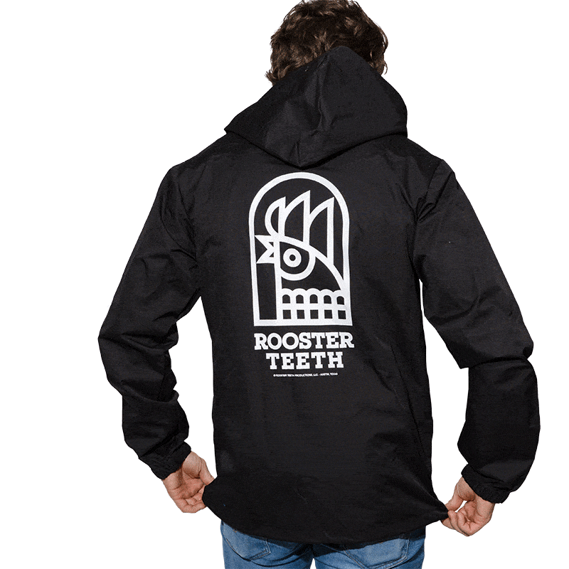 Rooster Teeth Logo Coaches Jacket 