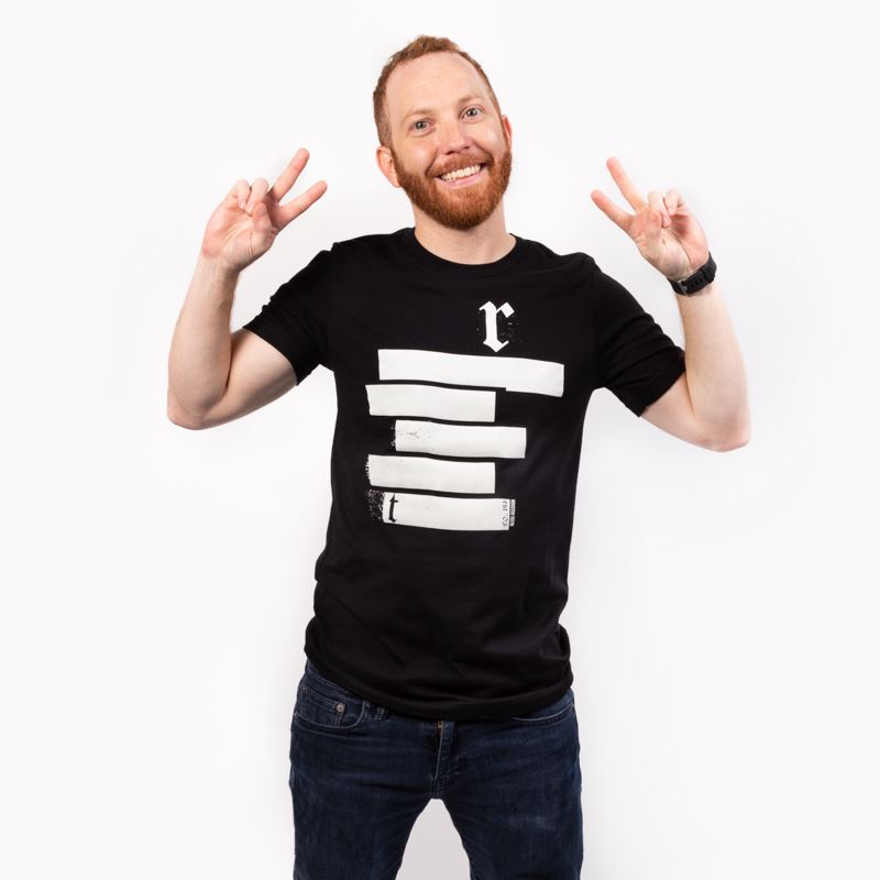 Rooster Teeth Stripes T-Shirt 