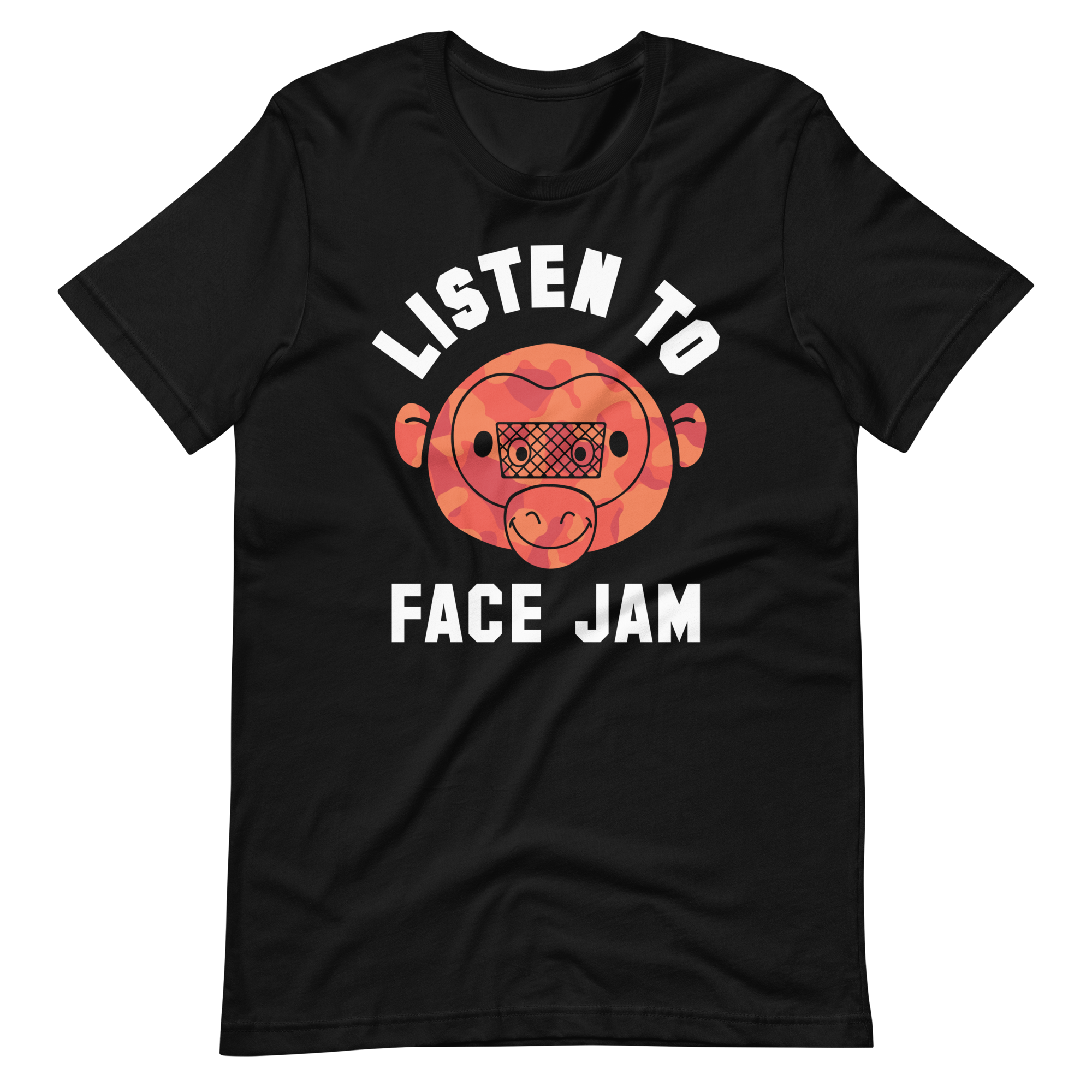Face Jam Sauce Monkey Ketchup Camo T-Shirt
