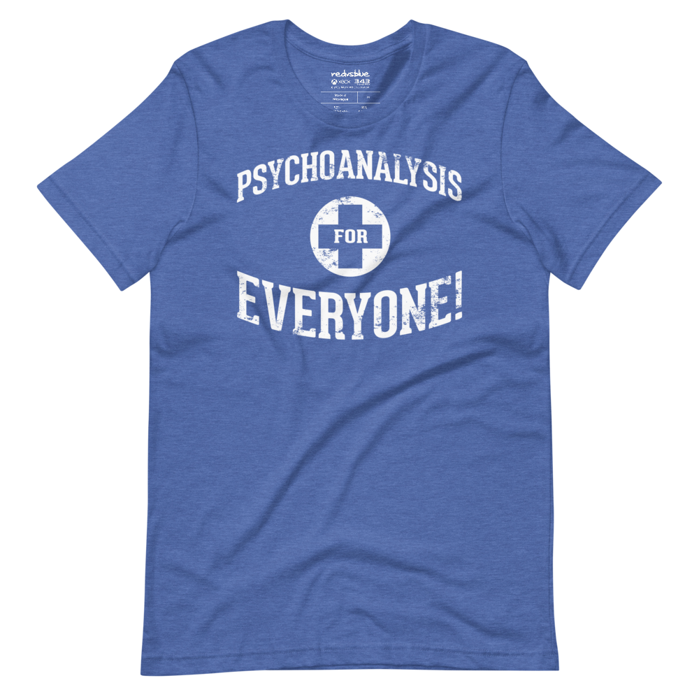 Red vs. Blue Psychoanalysis T-Shirt