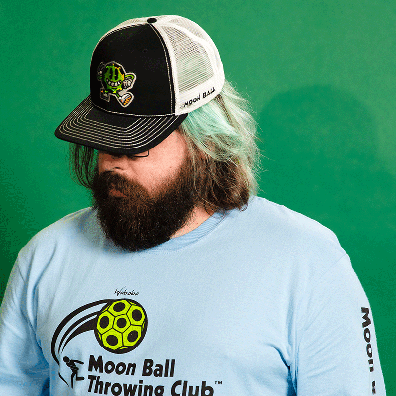 Achievement Hunter Moon Ball Moonie Trucker Hat